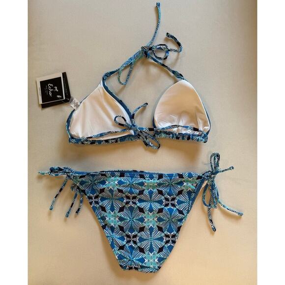Echo Side Tie Bikini Set Bottom Medium Med M NWT - Picture 2 of 3